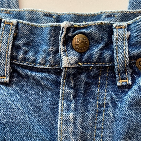 Lee - vintage medium wash tapered denim jeans, 8 regular - Picture 5 of 10